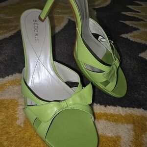 Super Cute Green Women's Heels Pumps Sandals
